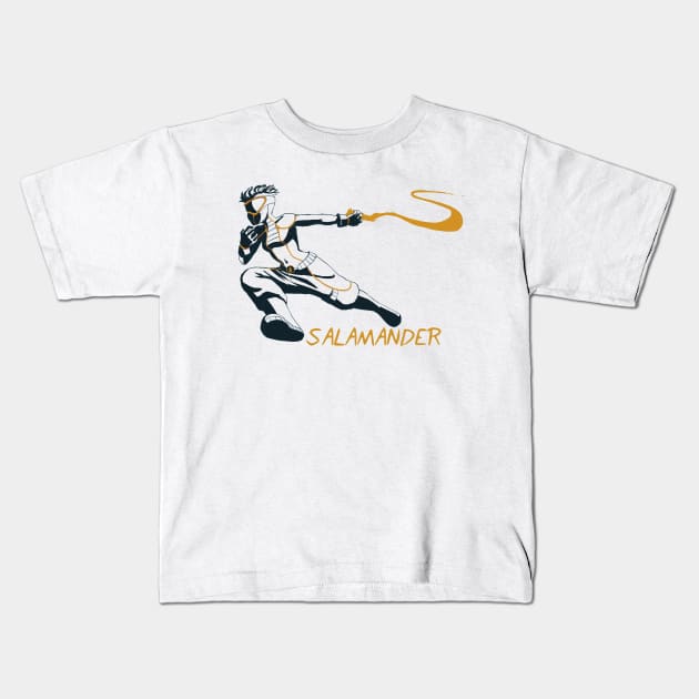 Salamander Design 2 Kids T-Shirt by SaintBree